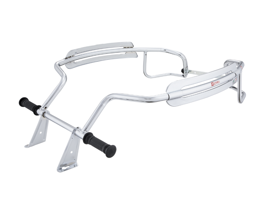 Crash bar side hood for Vespa PX 80-200cc, chrome