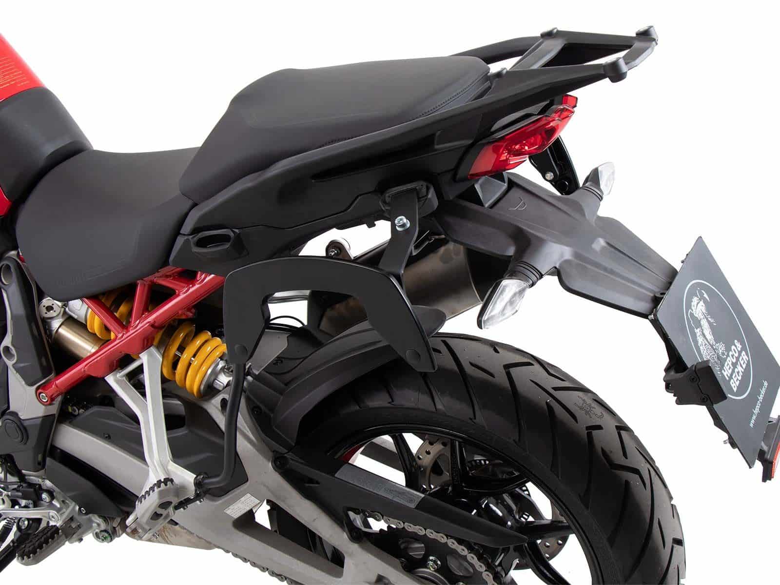 C-Bow side carrier black for Ducati Multistrada V4/S/S Sport/Pikes Peak (21-24) /Rally (23-24)