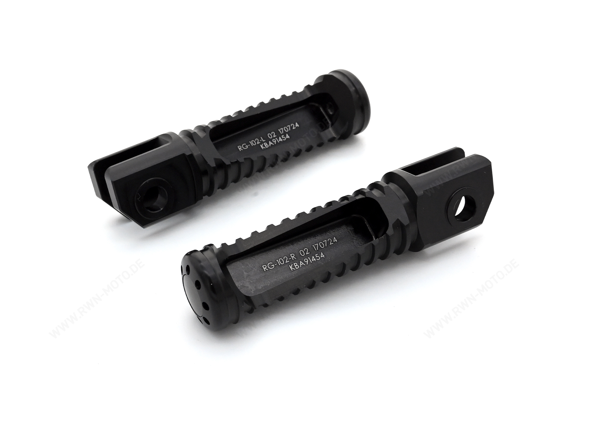 Milled rider footrests Original Yamaha