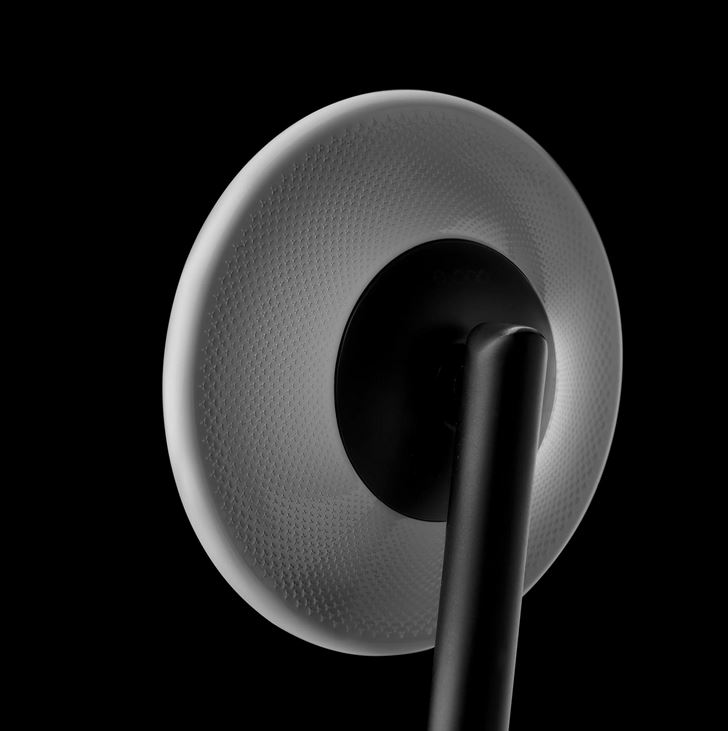 Handlebar end mirror RIZOMA E-POP for Vespa left or right, black/grey