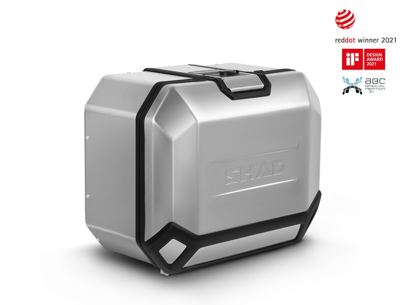 Shad side case Terra TR47, right, aluminum silver, 47 l