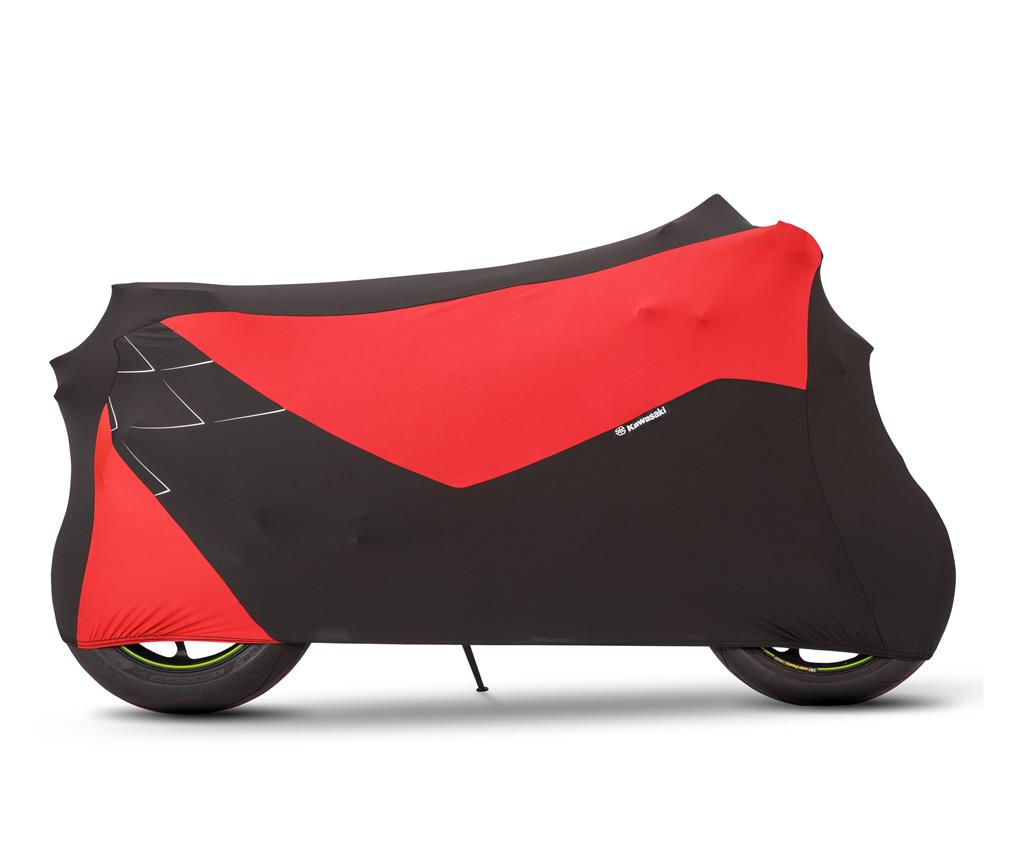 Motorcycle tarpaulin red/black Original Kawasaki