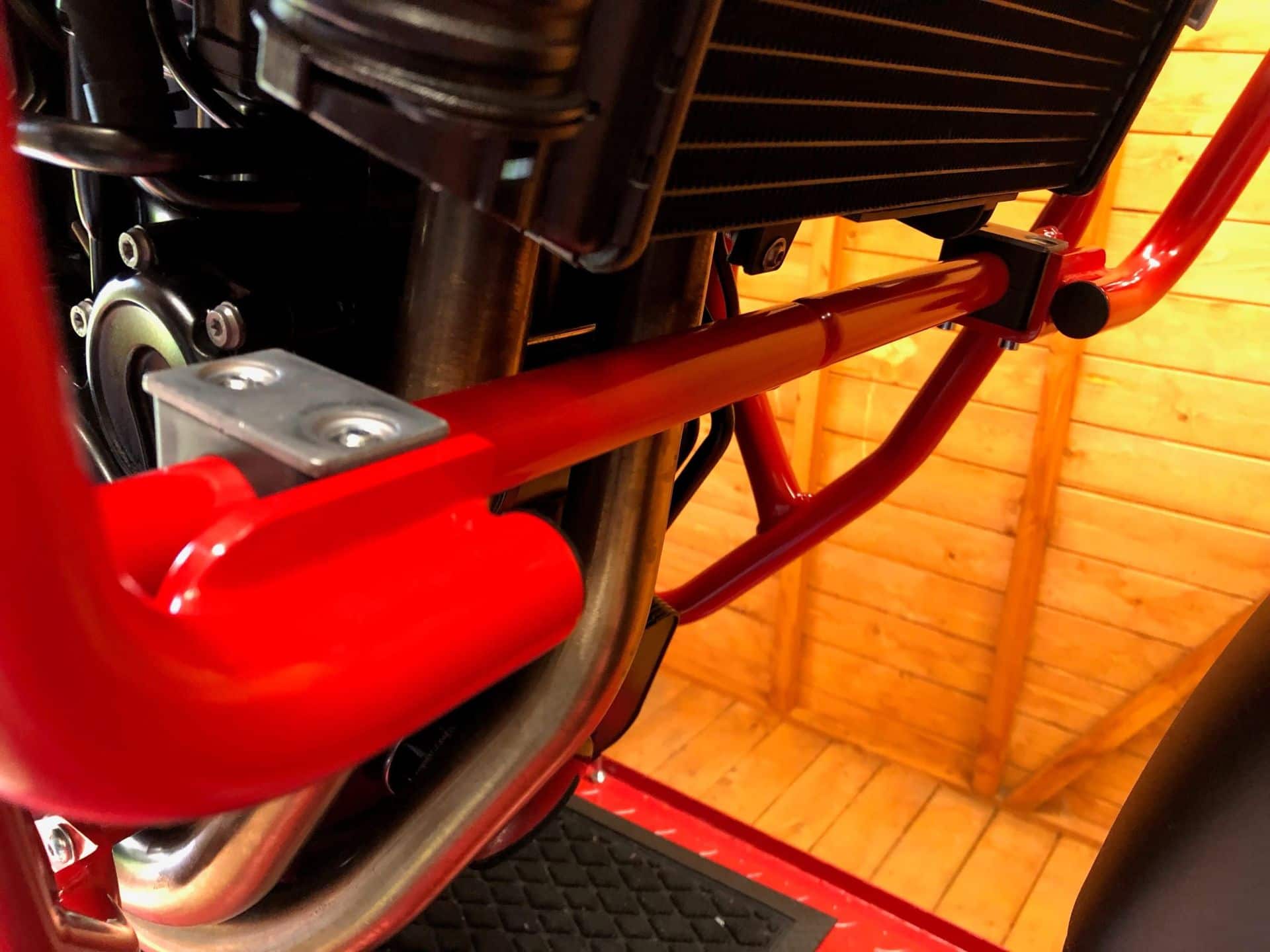 Engine guard red for BMW F 650 GS Twin /F 700 GS Hepco & Becker