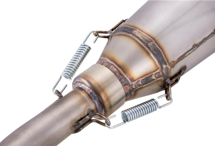 Racing exhaust for Vespa GTS/GTS Super/GTV/GT 60 125-300cc i.e., 4T, LC, stainless steel