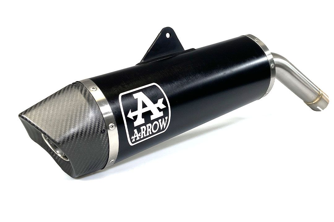 ARROW MAXI RACE TECH exhaust for BMW F850GS 2018-, aluminum, black