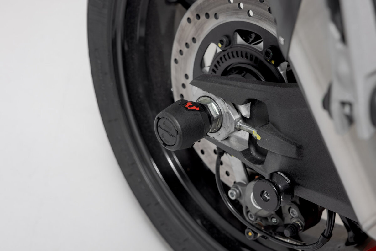 SW-Motech Crash pad kit for rear axle Ducati, KTM, Husqvarna models - SW Motech