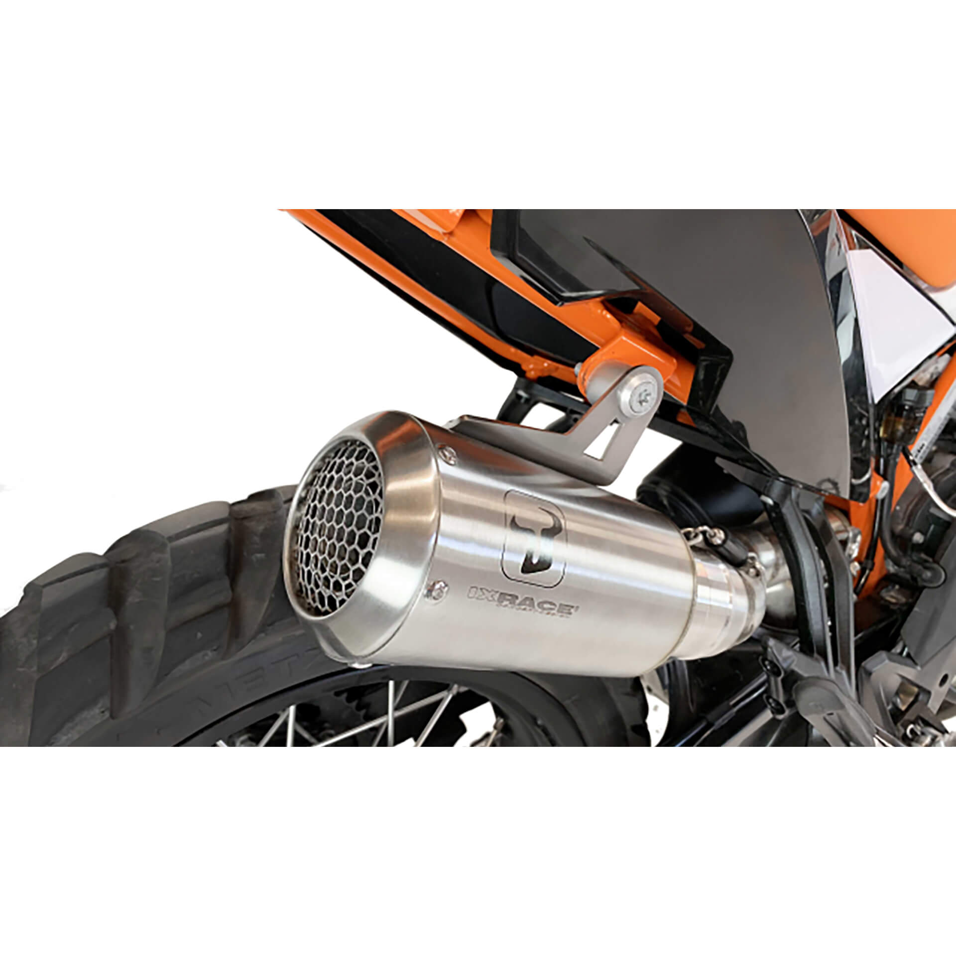 IXRACE MK2 muffler KTM 790 /890 Adventure, stainless steel, E-approved, Euro4+5