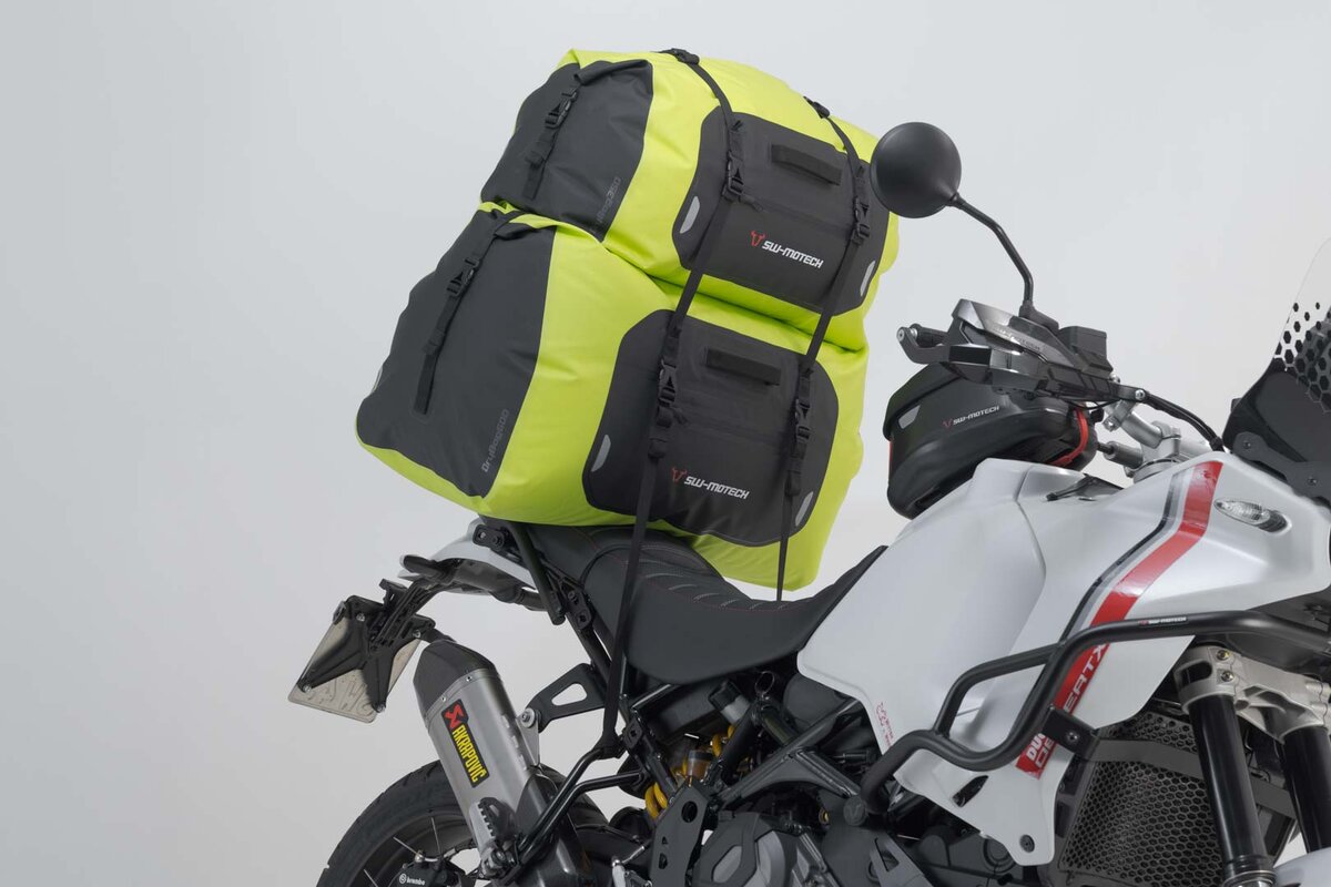 SW-Motech Drybag 600 rear bag for Triumph Tiger 1200 models (22-), signal yellow - SW Motech