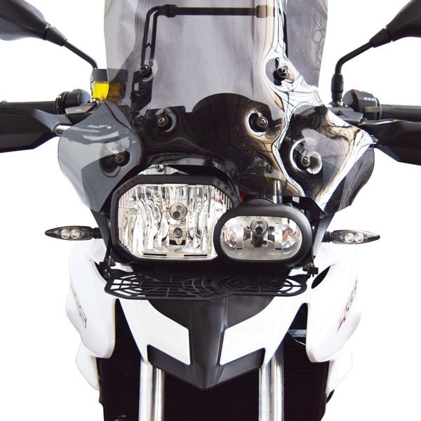 Folding headlight guard for BMW F 700 GS (12-18)
