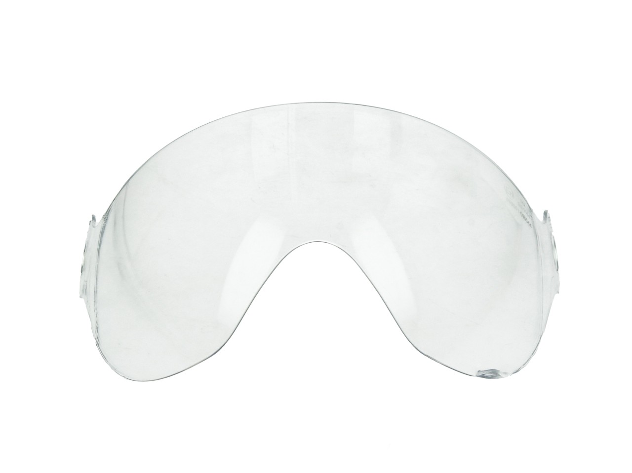Helmo Milano visor, short, clear, scratch-resistant, anti-fogging