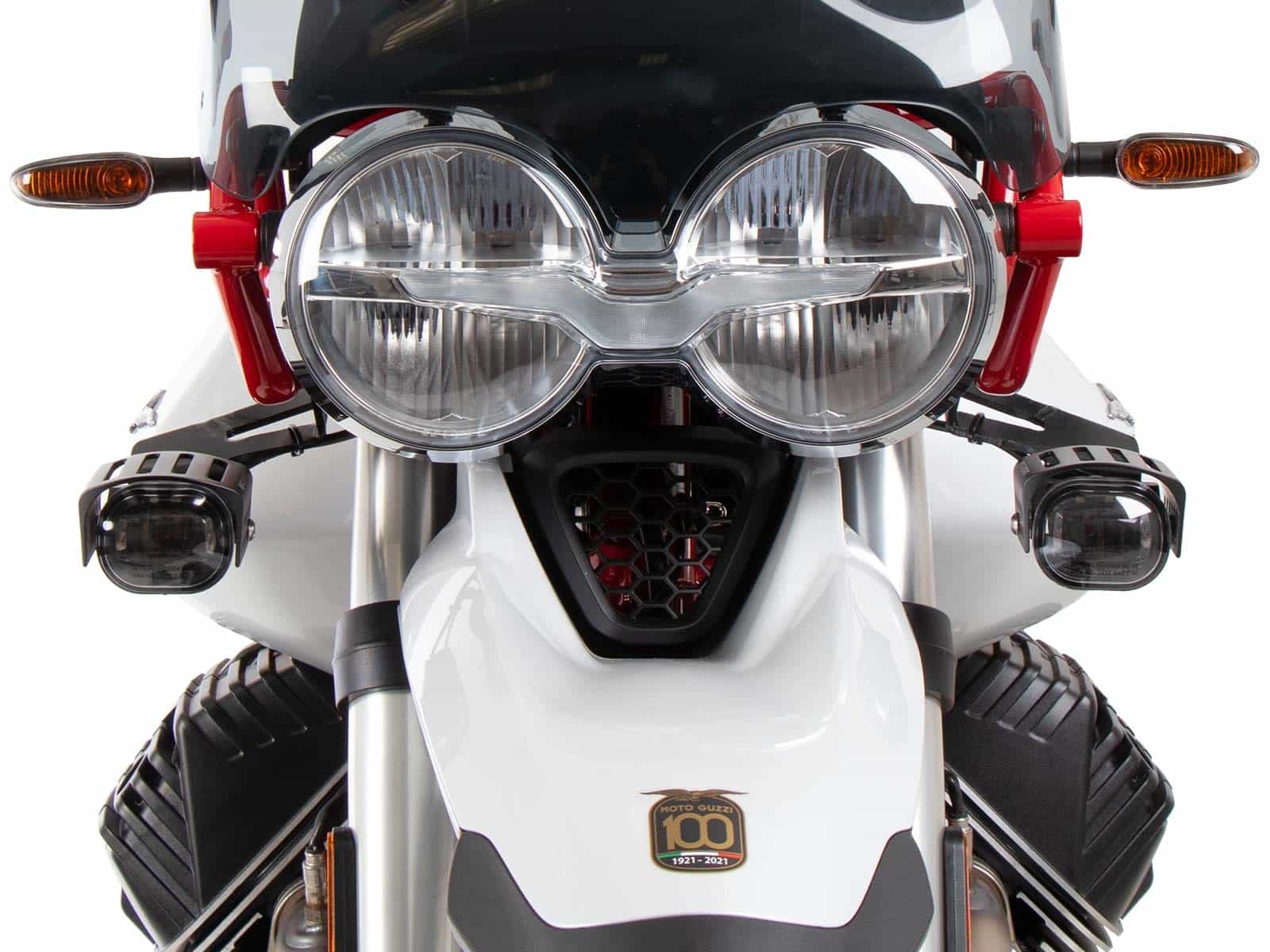 Auxiliary headlight for Moto Guzzi V85 TT Hepco & Becker