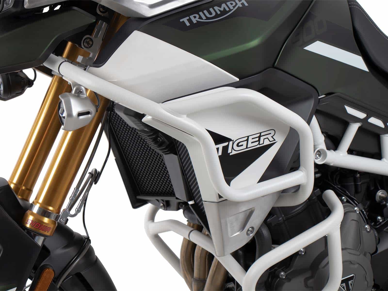 Tank guard white for Triumph Tiger 900 Rally / GT / PRO (20-) Hepco & Becker