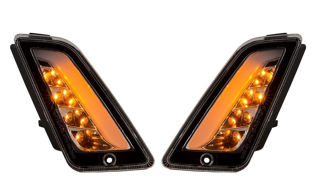 Turn signal kit front left/right for Vespa GTS/GTS Super/GTV/GT 60/GT/GT L ('03-'13), clear