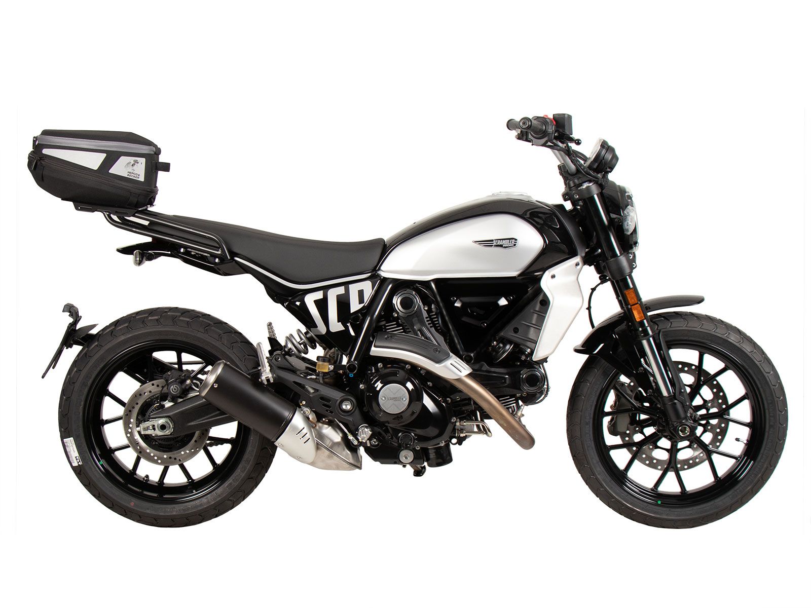 Smartrack rear carrier black for Ducati Scrambler 800 Icon (23-) Hepco & Becker