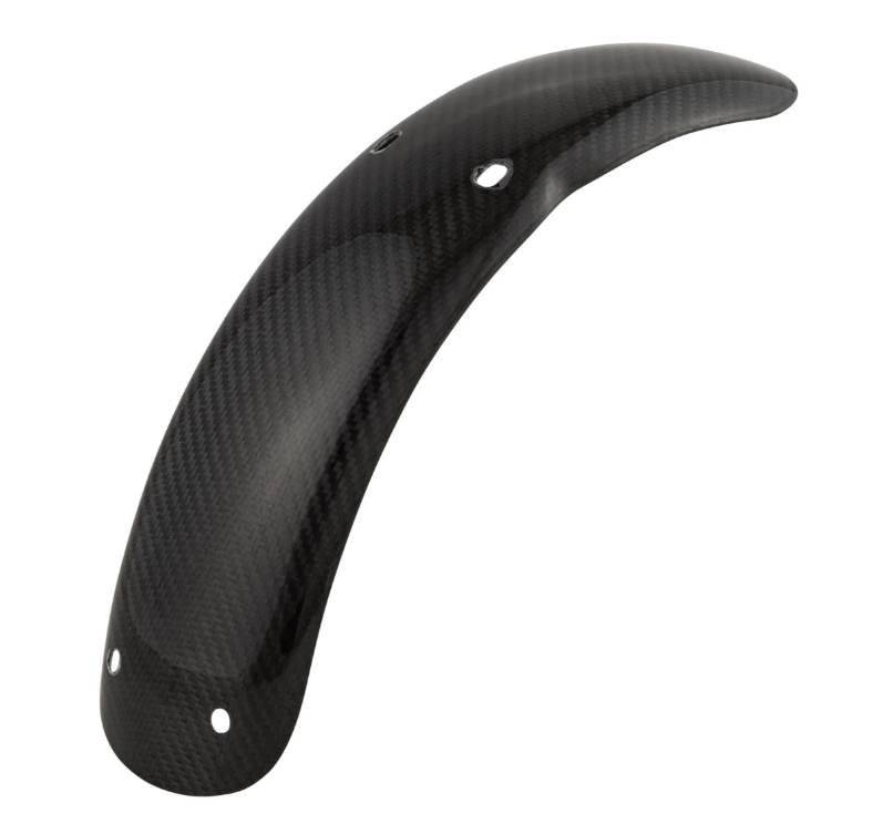 Mudguard 2.0 Garelli Race EVO II without holder for Vespa PX 80-200cc, carbon clear