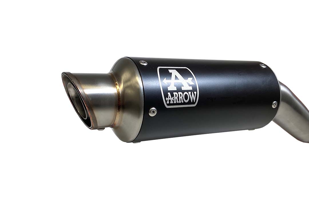 ARROW exhaust DARK GP2 for Kawasaki Z 900 (20-)