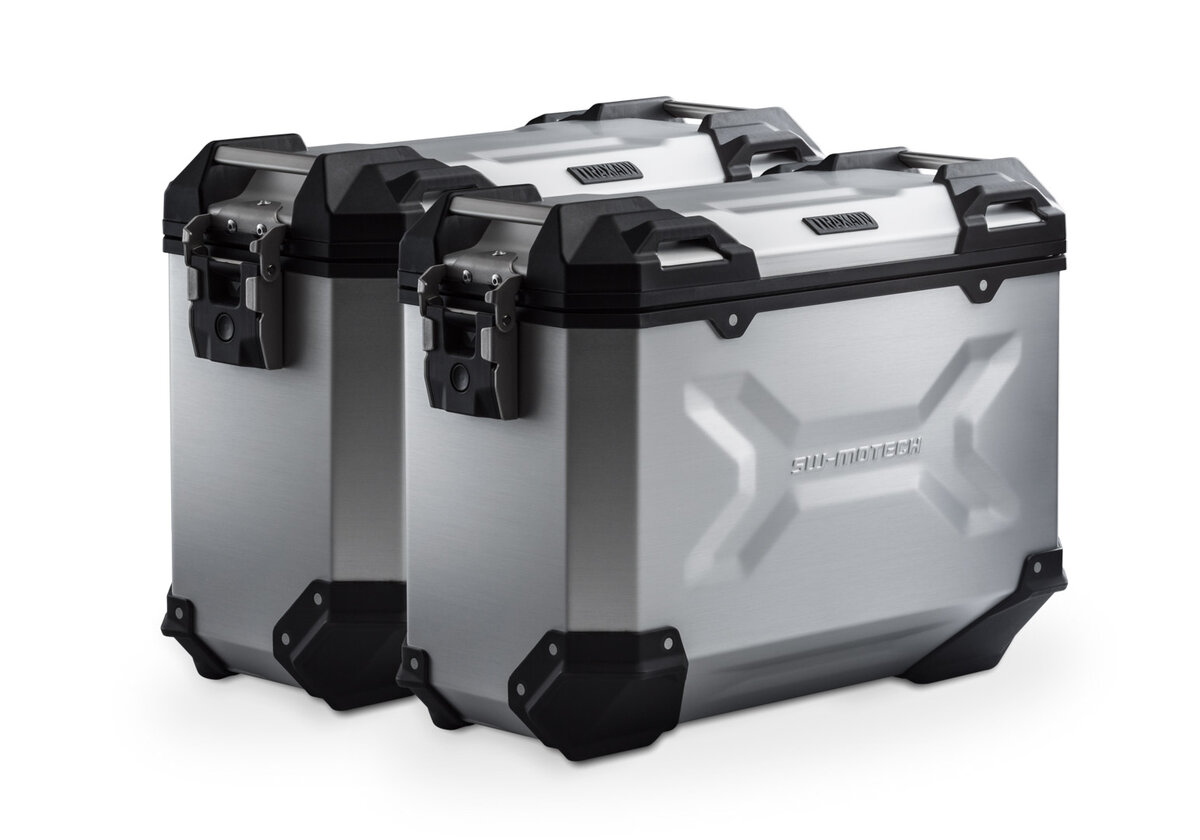 SW-Motech TRAX ADV aluminum case system 2x37L silver for Honda XL 750 Transalp (23-) SW Motech
