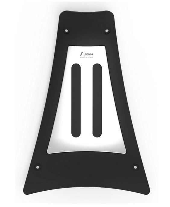 Footwell cover RIZOMA for Vespa GTS/GTS Super/GTV/GT, silver/black