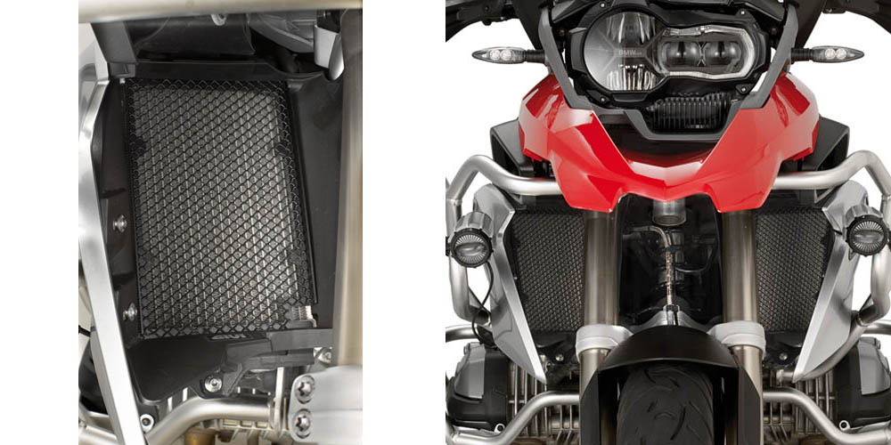 Protection for water and oil radiators stainless steel for BMW R 1200 GS Adventure (Bj. 14-18) / R 1200 GS (B