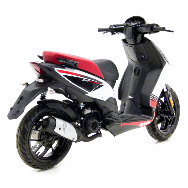 LeoVince exhaust system Touring, steel, full system for Aprilia / Piaggio