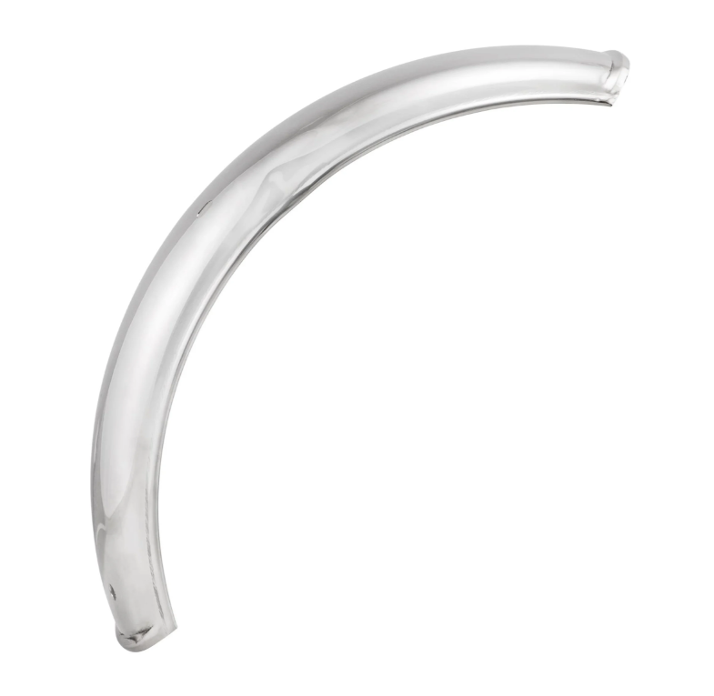 Mudguard 2.0 Garelli without bracket for Vespa PX 80-200cc, polished stainless steel