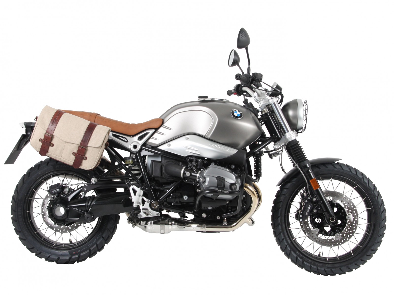 C-Bow side carrier black for BMW R nineT Scrambler (16-23) / Urban G/S 40 Years Edition