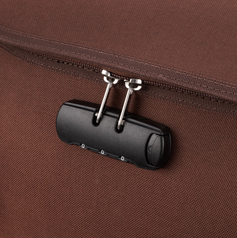 Bag "Classic" large for Vespa, nylon, tobacco brown