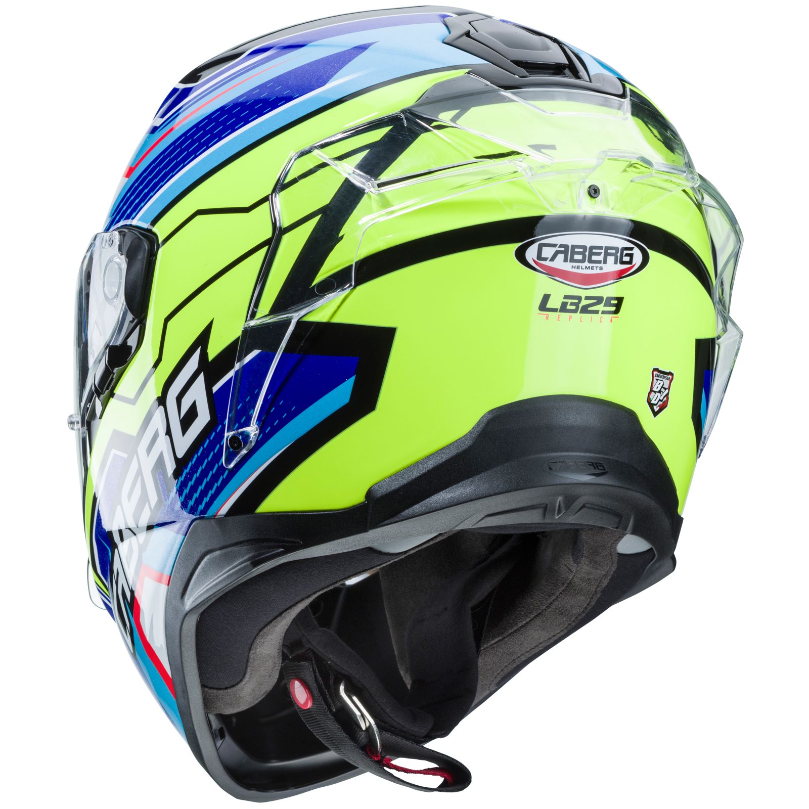 Caberg Helmet Drift Evo LB29, black / blue fluo yellow