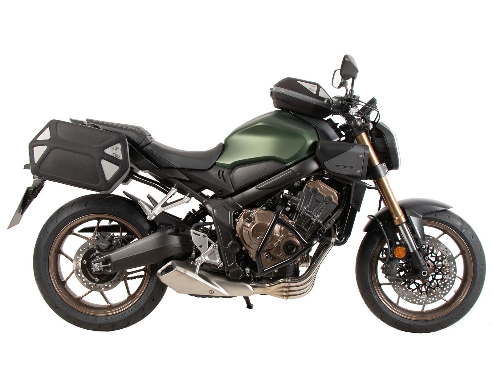 C-Bow side carrier black for Honda CB 650 R / E-Clutch (24-) Hepco & Becker