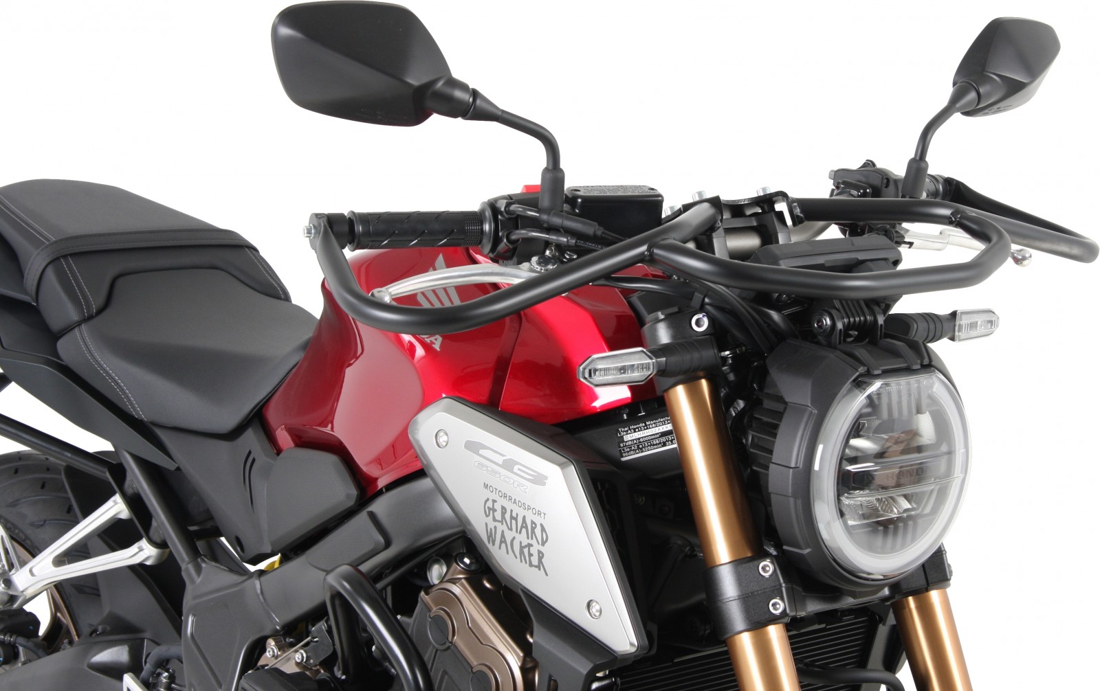 Front protection bar black for Honda CB 650 R (19-20) Hepco & Becker