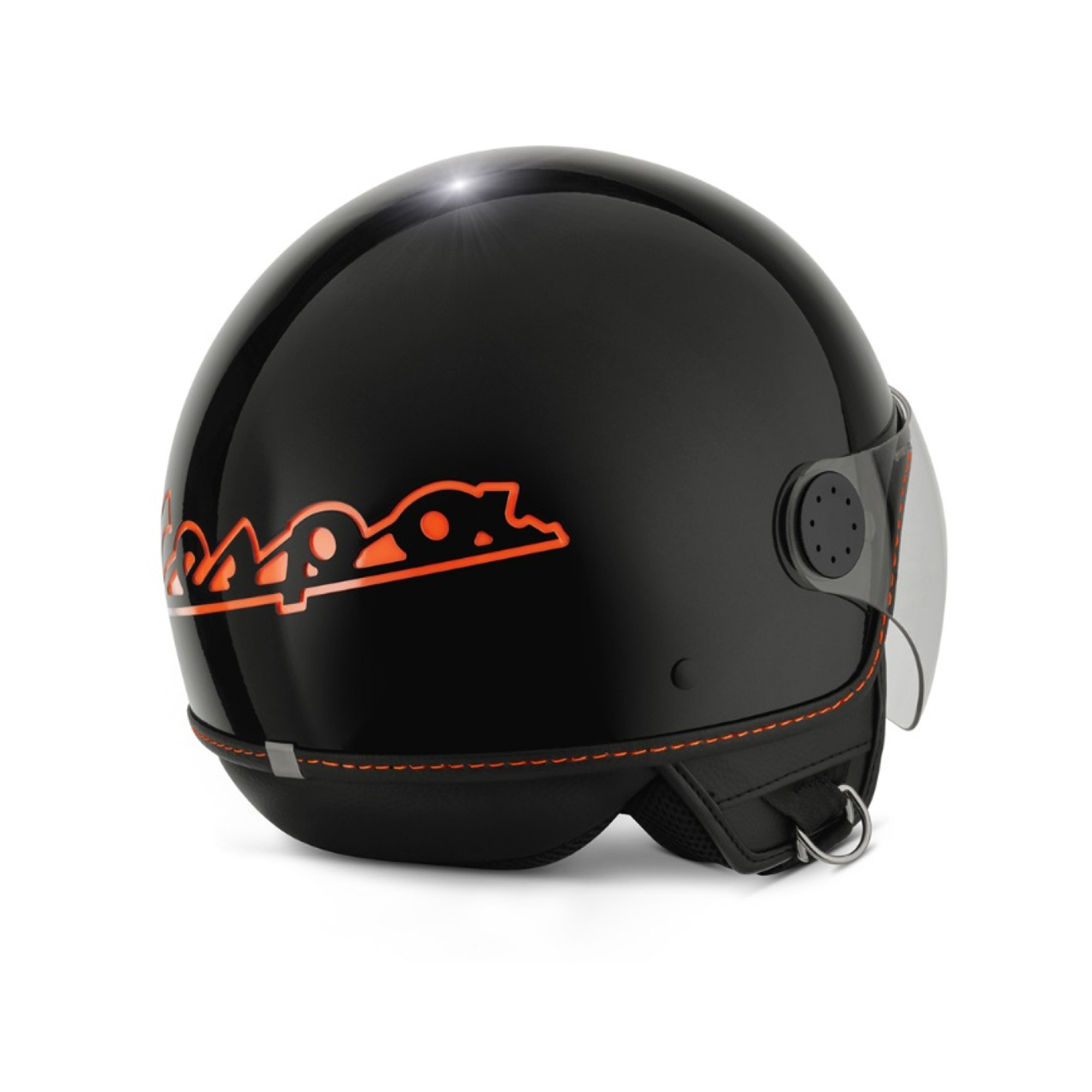 Vespa jet helmet Visor 4.0 black / orange