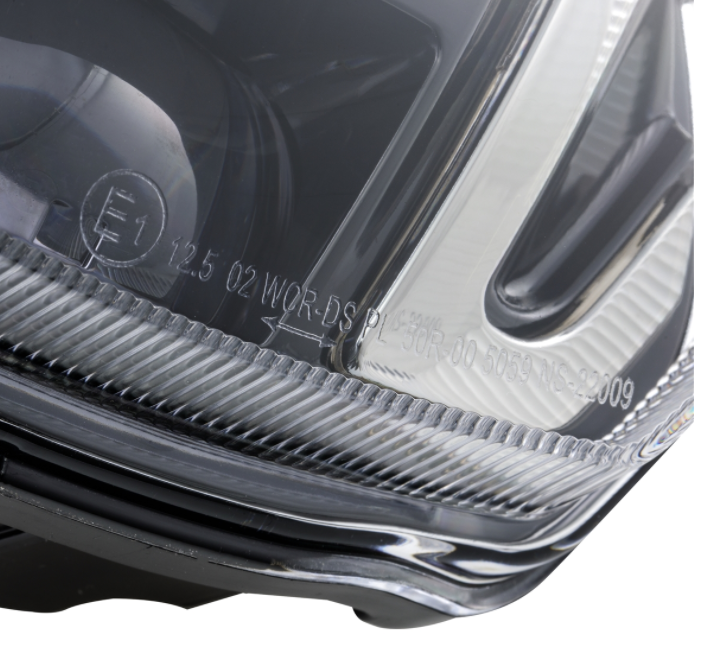 Headlight LED "Black Edition" for Vespa Sprint 50-150cc 2T/4T ('13-'18)