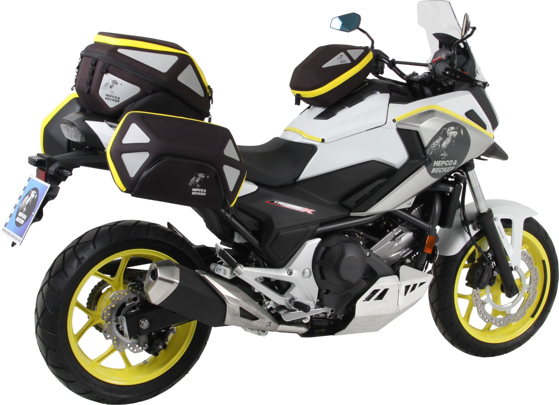 C-Bow side carrier black for Honda NC 700 X (12-13) /750 X/DCT (14-20) Hepco & Becker