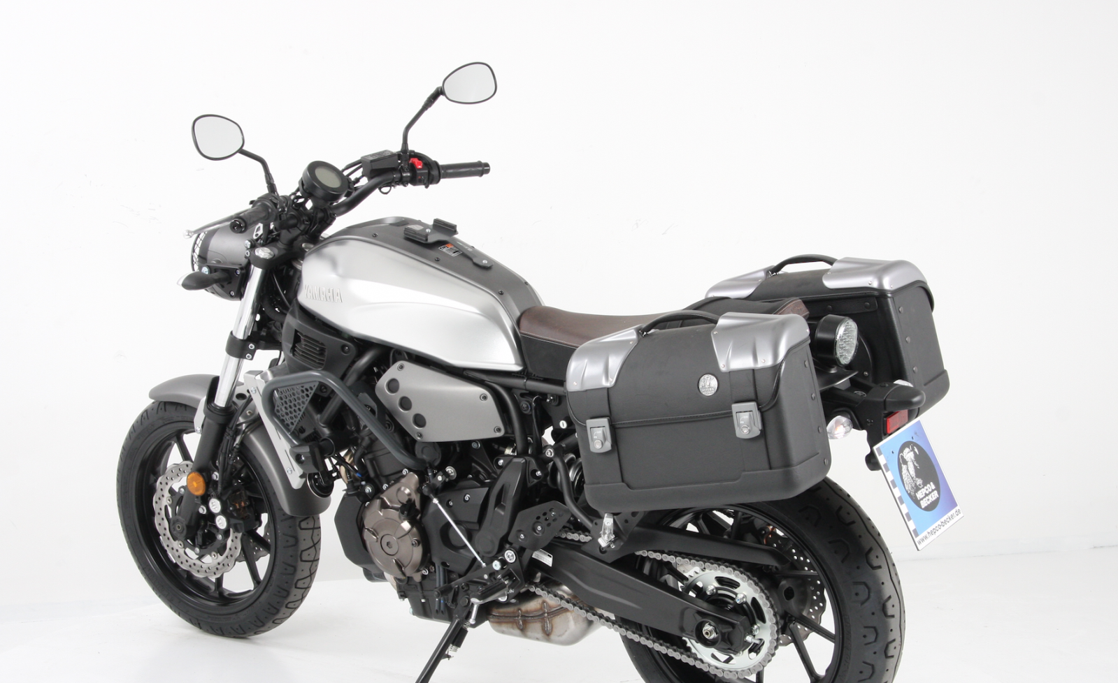 C-Bow side carrier black for Yamaha XSR 700 / XSR 700 Xtribute (Bj.16-) Hepco & Becker