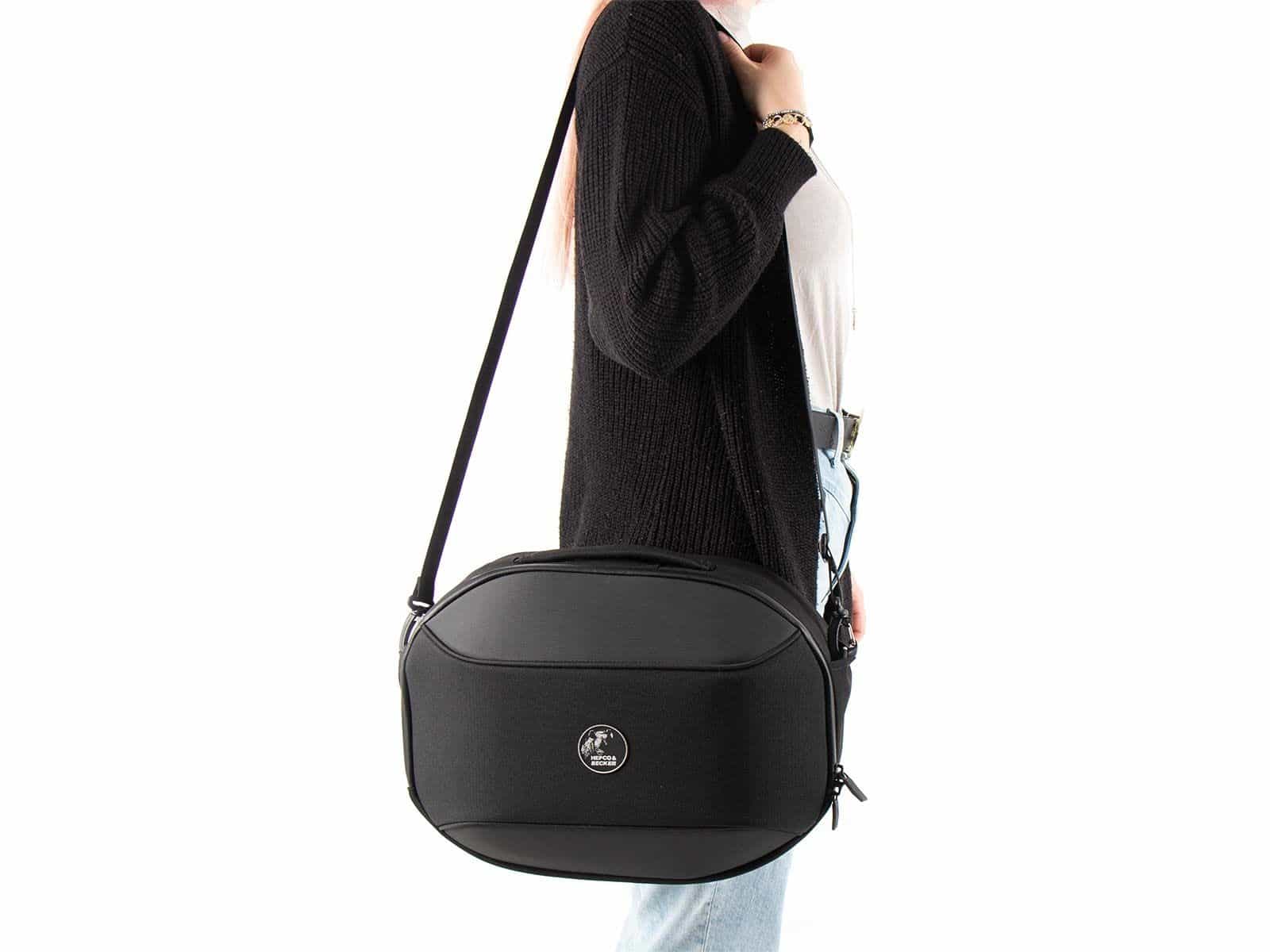 Softbag Street single bag black for C-Bow holder Hepco & Becker