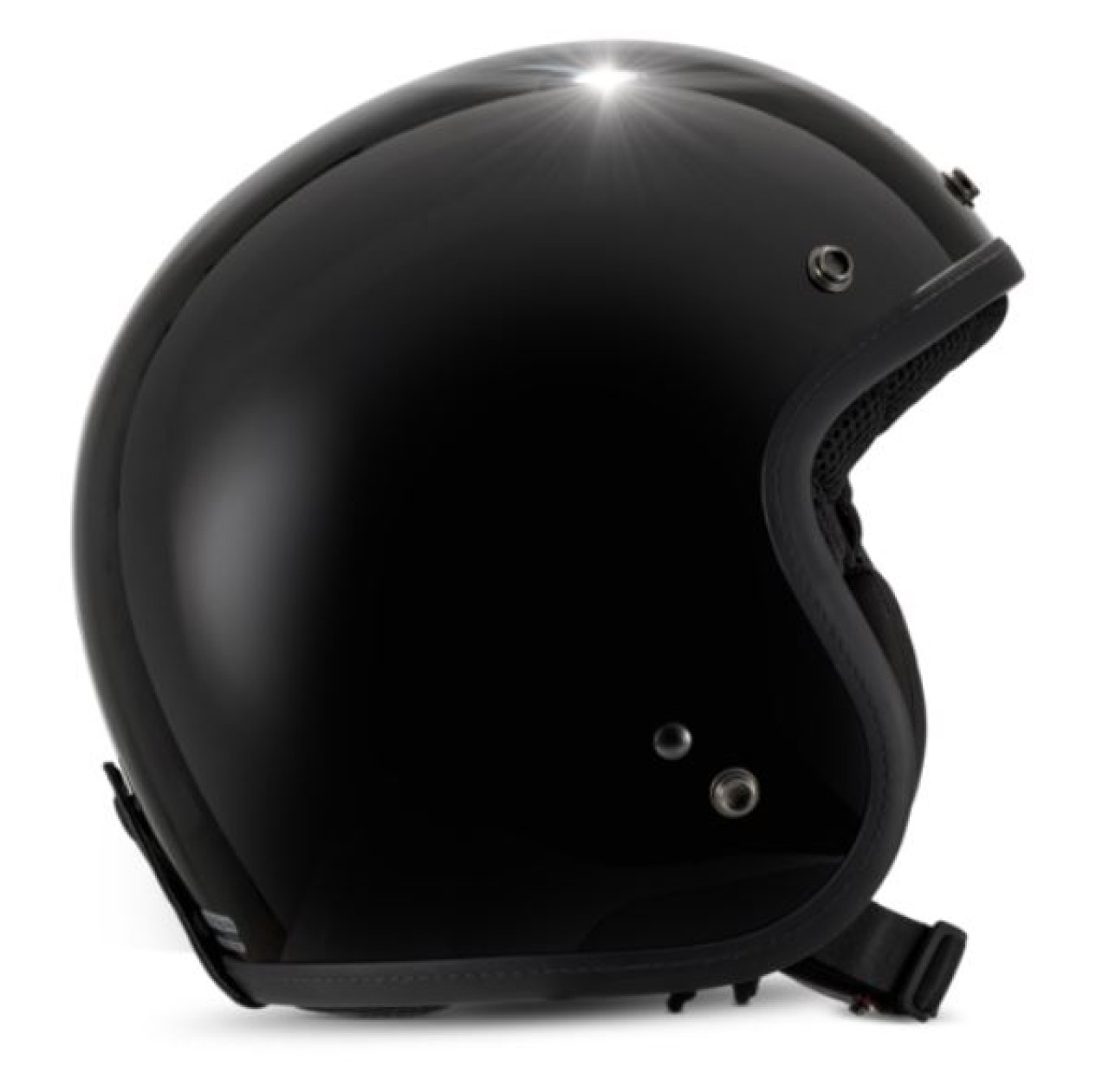 Vespa jet helmet Versilia black