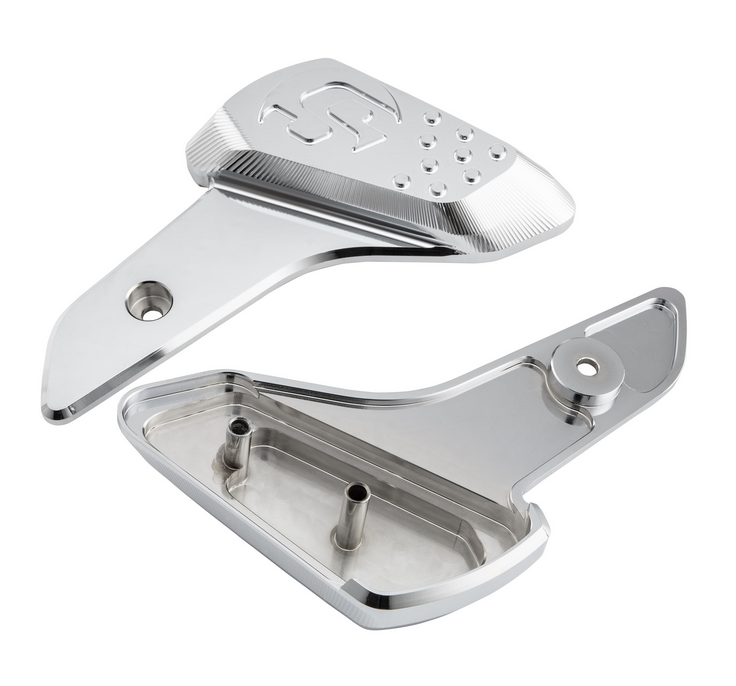 Footrests right and left for Vespa Primavera /Sprint 50-150ccm 2T/4T AC, chrome