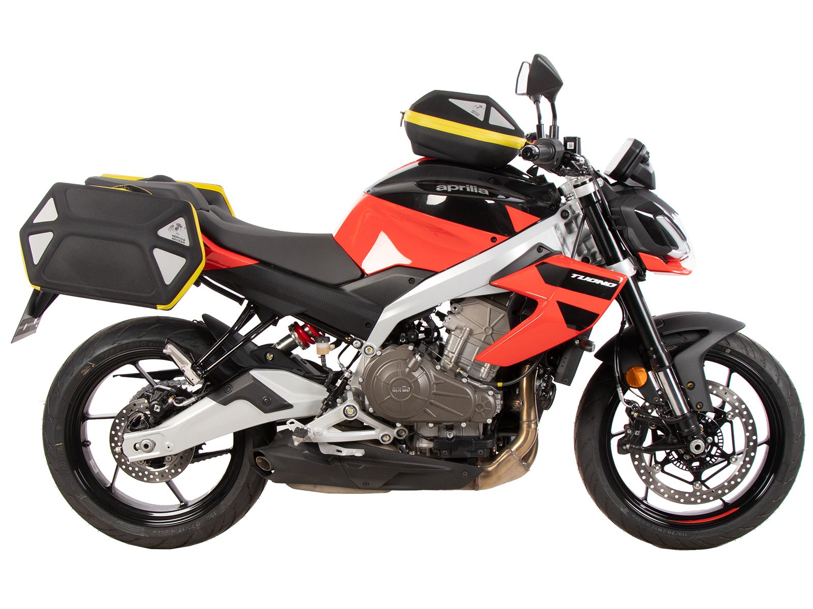 C-Bow side carrier black for Aprilia Tuono 457 (25- ) Hepco & Becker