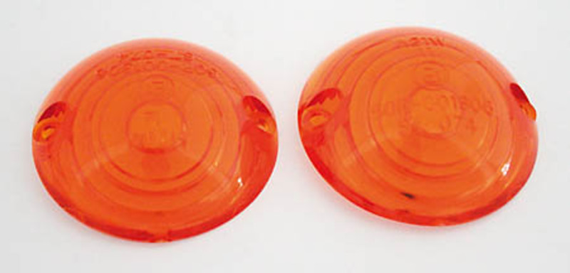 HIGHSIDER smart blinker lenses orange for ox-eye indicators, yellow (pair)