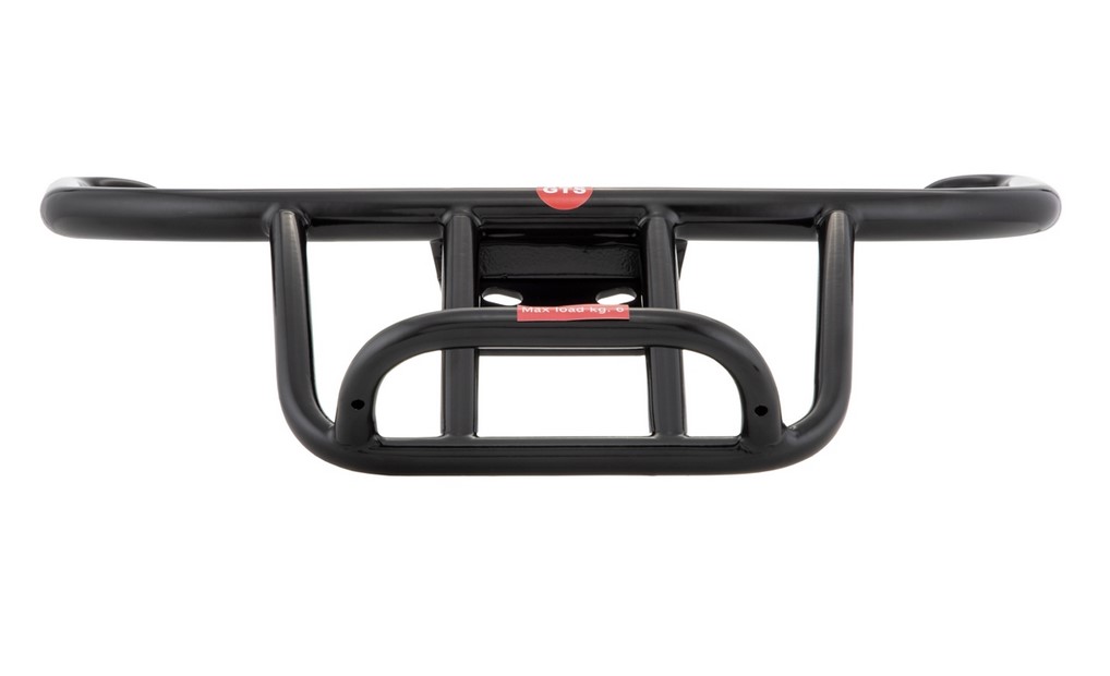 Luggage rack / pillion grab rail rear 70s for Vespa GTS/GTV/GT 125-300cc 4T LC, black matt
