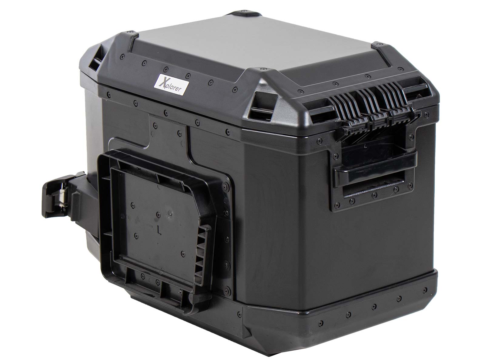 Side case Alu Xplorer 40 Cutout left black Hepco & Becker