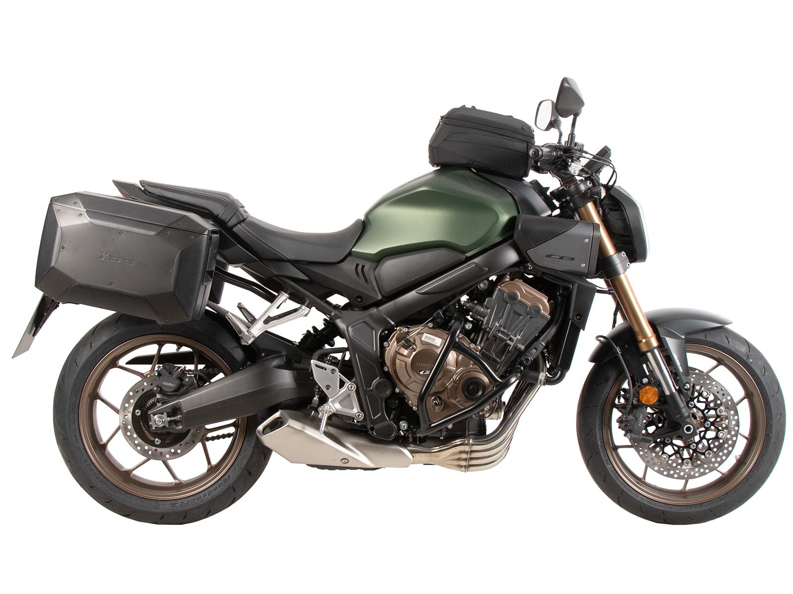 C-Bow side carrier black for Honda CB 650 R / E-Clutch (24-) Hepco & Becker