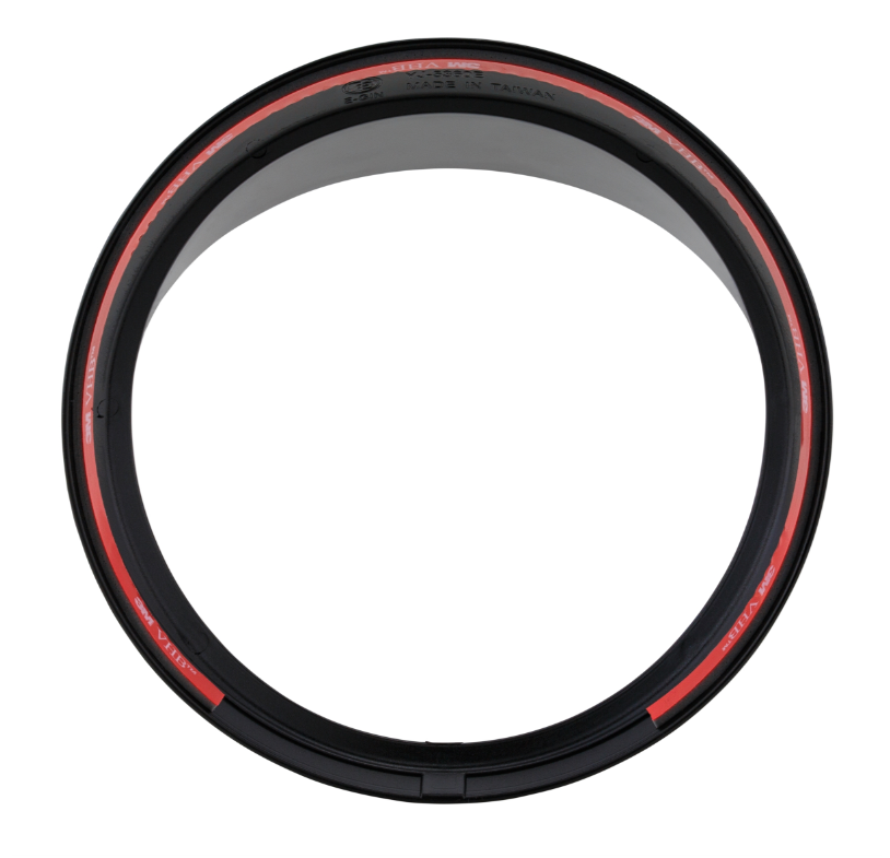 Lamp ring with lampshade for Vespa LX 50-150cc, black glossy