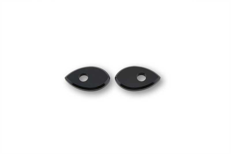 HIGHSIDER smart mounting plates Indy Spacer Black Aluminum, For Honda