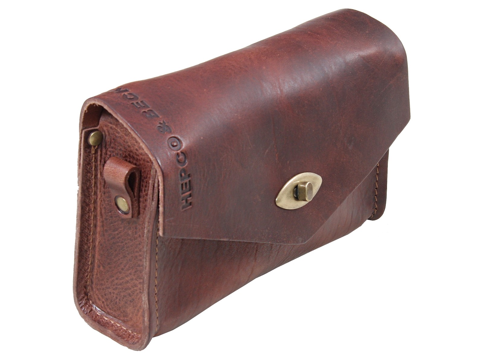 LEGACY leather tool bag brown 2.5L Hepco & Becker
