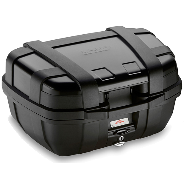 Trekker 52 liter MONOKEY top case with aluminum cover black Givi