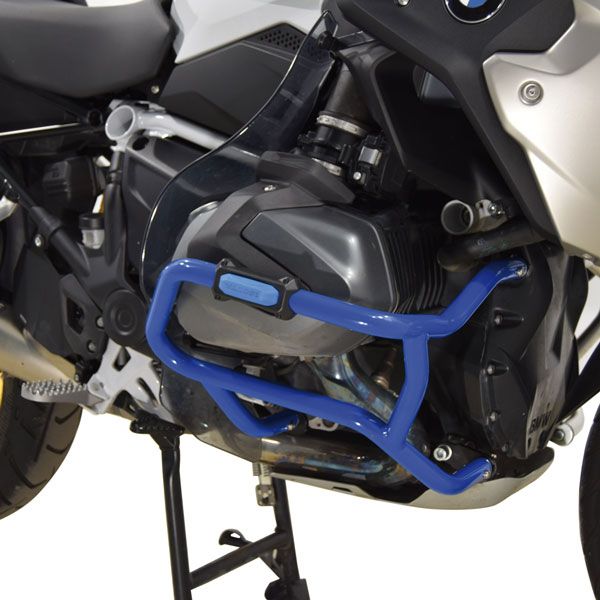 Lower crash bar for BMW R 1250 GS, steel, blue