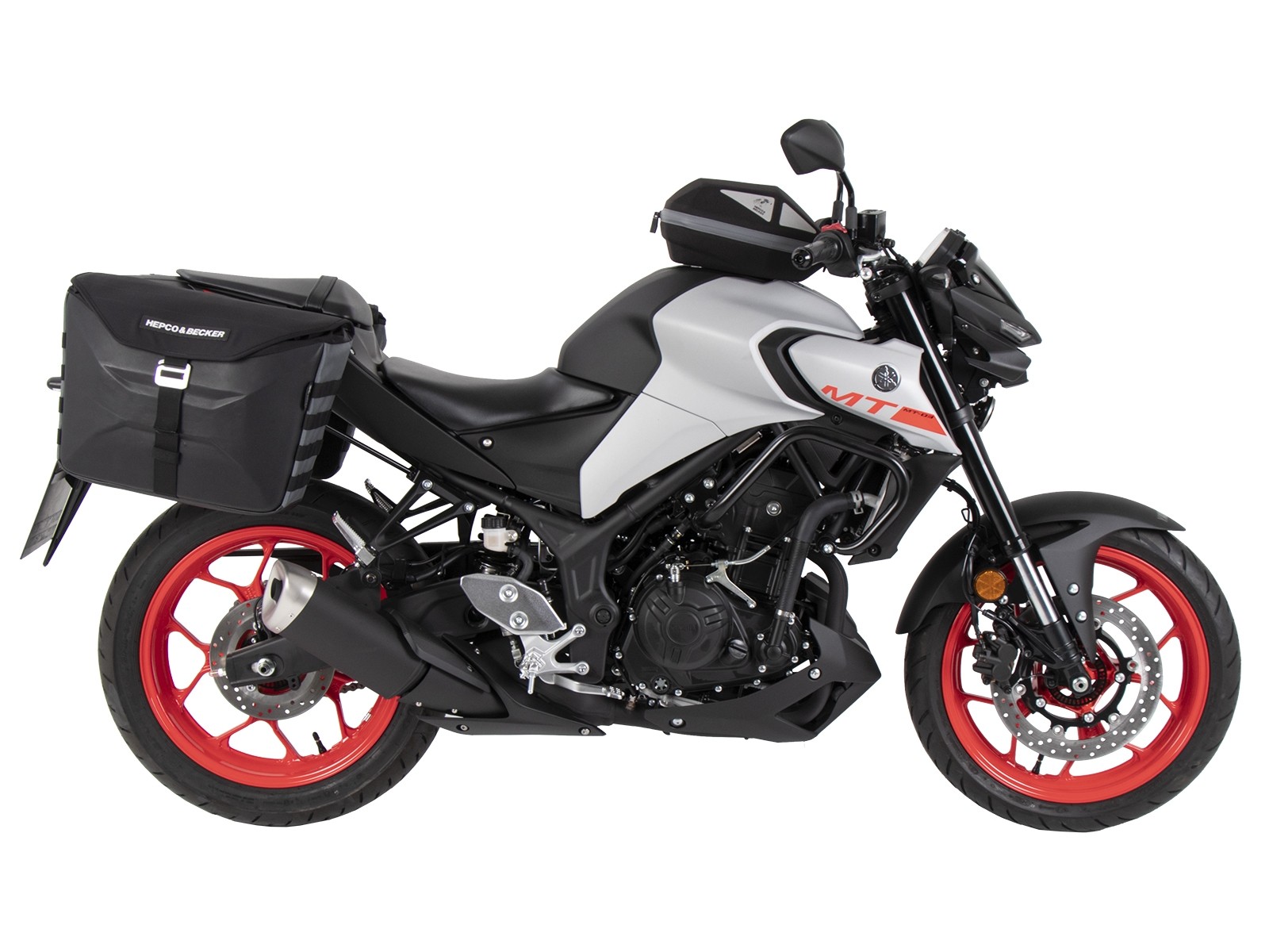 C-Bow side carrier black for Yamaha MT-03 (Bj.20-) Hepco & Becker