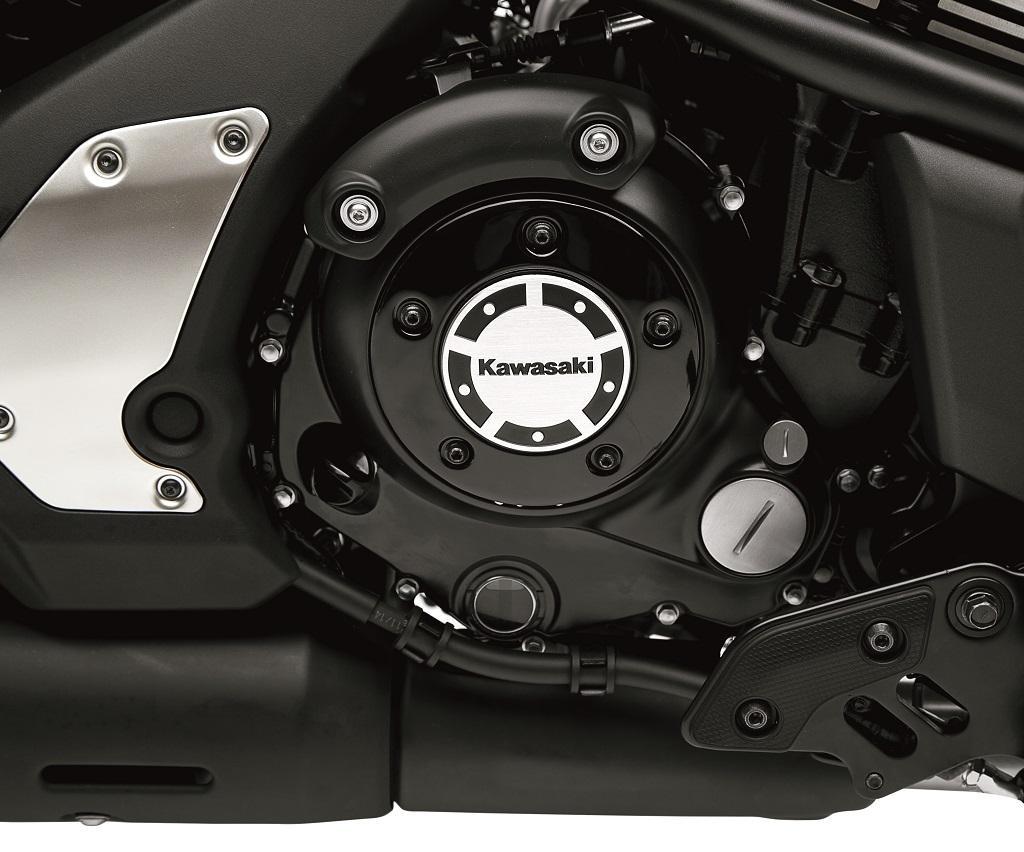 Clutch cover trim aluminum colors for Vulcan S (Bj.15-19) Original Kawasaki