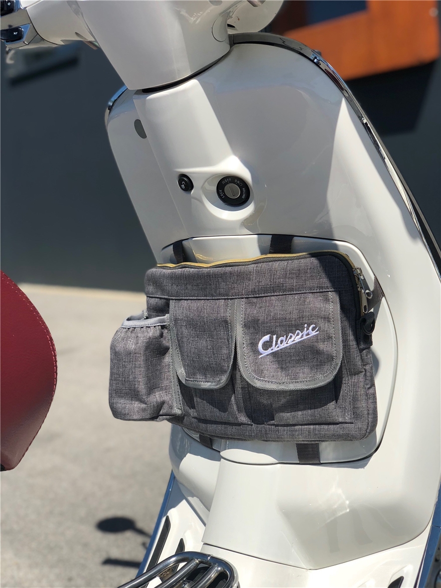 Bag "Classic" for luggage compartment/glove compartment Vespa - grey, nylon